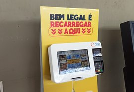 Terminal Rodoviário de Maceió recebe totem de recarga do Cartão Bem Legal