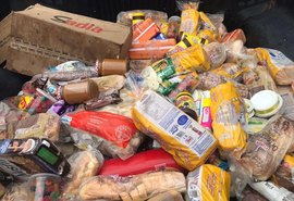 600kg de alimentos são apreendidos durante final de semana