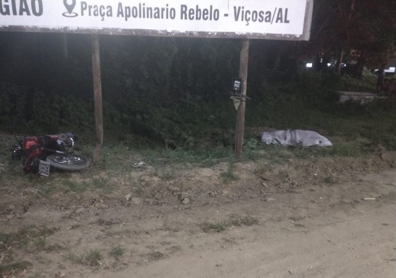 Motociclista morre após colidir contra placa publicitária em rodovia de Alagoas