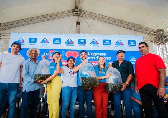 Agricultura distribui 20 mil alevinos no Dia D do Programa Alagoas Sem Fome