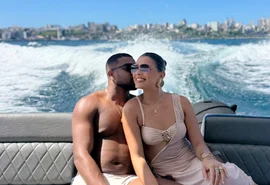 Davi Brito assume namoro e internet confunde Emily com ex-BBB