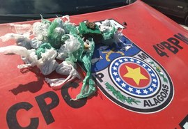 Militares do 4º BPM e da 2ª Companhia Independente registram apreensões de drogas
