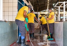 Mercado da Produção fecha nesta segunda-feira (26) para mutirão de limpeza