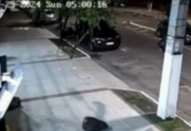 Homem é flagrado arranhando veículos no bairro do Farol