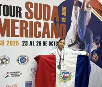 Atleta alagoana conquista prata no Sul-Americano de Judô com apoio da Selaj