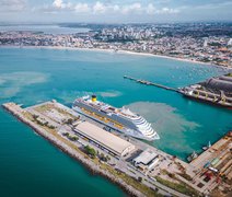 Maceió recebeu primeiro navio de 2024 nesta quarta-feira (3)