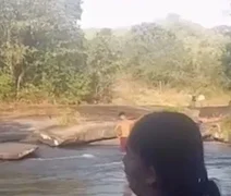 Buscas são encerradas após corpo de criança ser localizado em cachoeira de Joaquim Gomes