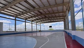 Delmiro Gouveia inaugura nova quadra poliesportiva no povoado Alto Bonito