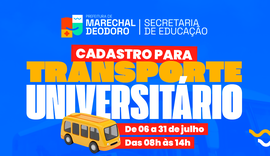 Prefeitura de Marechal Deodoro abre cadastro para transporte universitário e técnico