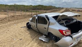 Motorista morre em capotamento zona rural de Girau do Ponciano