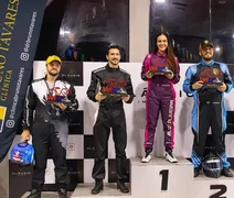 Alagoana conquista título estadual ao competir contra homens no kart