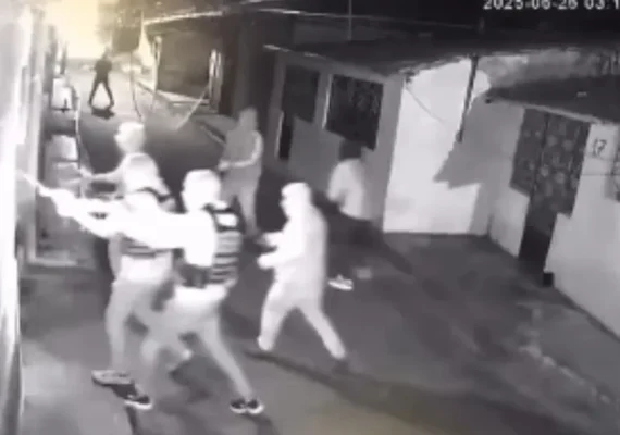 Vídeo: 15 homens participaram do assassinato de um homem suspeito de tráfico no Pilar