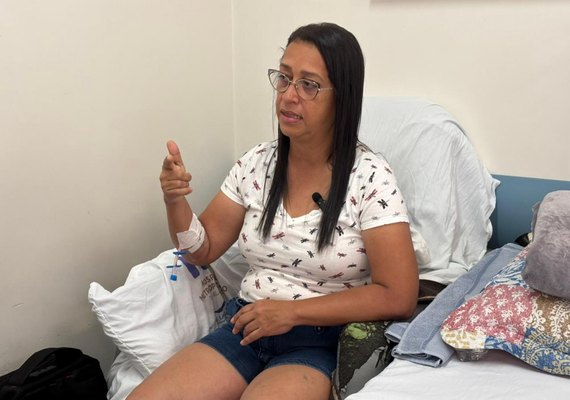 Vendedora tem a vida salva no Hospital Metropolitano de AL após sofrer AVC