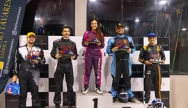Alagoana conquista título estadual ao competir contra homens no kart