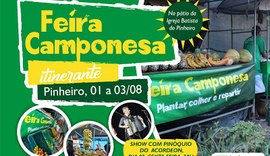Feira Camponesa itinerante pretende movimentar o Pinheiro
