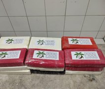 Ação integrada prende homem que trazia 19 quilos de cocaína de São Paulo para vender em Maceió