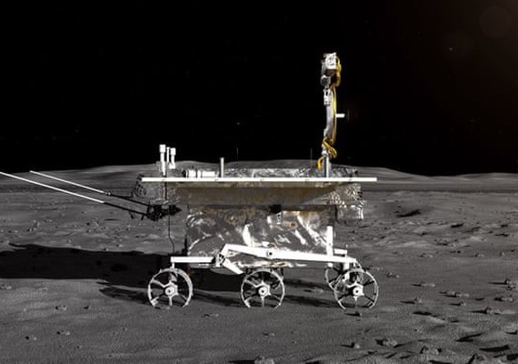 Sonda chinesa deixa superfície lunar e está retornando para a Terra