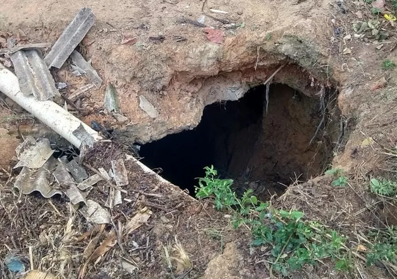 Cavalo morre ao cair em fossa de 15 metros no bairro Benedito Bentes