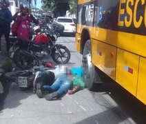Motociclista da empresa Verdes Mares morre após colisão com ônibus na Av. Fernandes Lima
