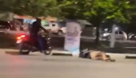 Vídeo: motociclista é derrubada por viatura do DMTT  por não respeitar escolta do G20