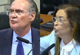 Renan Calheiros e Eudócia Caldas trocam acusações em audiência no Senado