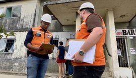 Após vistorias, Defesa Civil Municipal libera 13 apartamentos do Maceió I