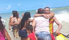 Coruripe: Vítima de afogamento em praia é resgatado  por guardas civis