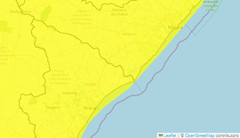 Inmet renova alerta de chuvas intensas para todo estado de Alagoas