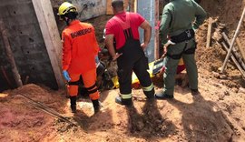 Homem fica soterrado após deslizamento na Ecovia Norte