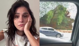 Namorada de Fábio Porchat sofre tentativa de assalto e se fere com estilhaços