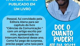 Estudante da Ufal promove campanha para publicação de artigo em livro