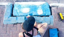 Galerias pluviais da cidade ganham mais cor