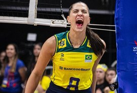 Após sofrer lesão no joelho direito, Julia Kudiess está fora da Liga das Nações de Vôlei