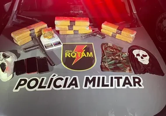 “Magnata do Canaã”: Jovem é preso com 8 kg de maconha em Maceió e confessa ligação com o PCC