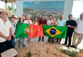 Governador e comitiva portuguesa visitam área onde será construído novo resort, em Coruripe