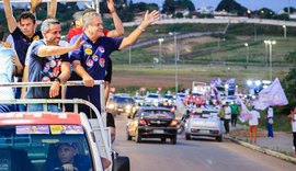 Paulo recebe apoio de motociclistas e motoristas de aplicativos em Arapiraca