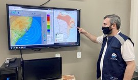Sala de Alerta emite aviso meteorológico para possibilidade de pancadas de chuvas