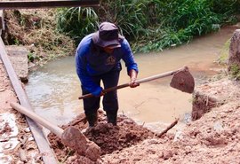Infraestrutura inicia obras na ponte da Travessa Marquês de Abrantes, em Bebedouro