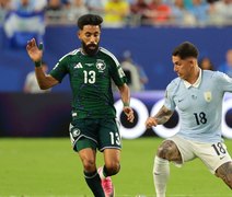 Uruguai empata com Arábia Saudita na estreia do Grupo H