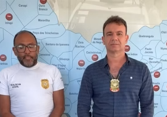 Pai é preso em AL suspeito de estuprar a filha de 10 anos e oferecer R$ 50 para mantê-la em silêncio