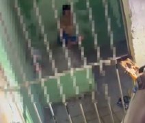 Vídeo: jovem era mantido em “calabouço” com grades de ferro e cama de cimento, em Maceió