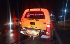 Viatura da PM é atingida por motorista embriagado