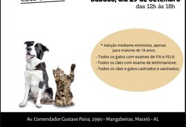 Feira de Adoção de Cães e Gatos no Maceió Shopping