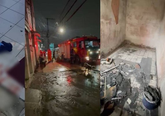 Incêndio em kitnet no Farol: HGE detalha quadro clínico de mulher internada