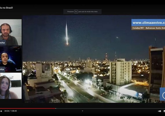 Câmeras capturam passagem de meteoro em céu brasileiro