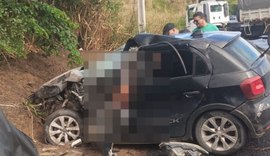 Sargento da PM de Alagoas morre em acidente de carro em Pernambuco