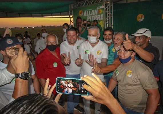 Alfredo Gaspar assume compromisso com Allan Pierre para construção de polo industrial