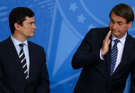 Bolsonaro nega possibilidade de Sergio Moro ser seu vice em 2022