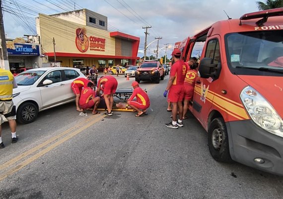 Motociclista embriagado provoca acidente e é detido pelo Ronda no Bairro no Francês