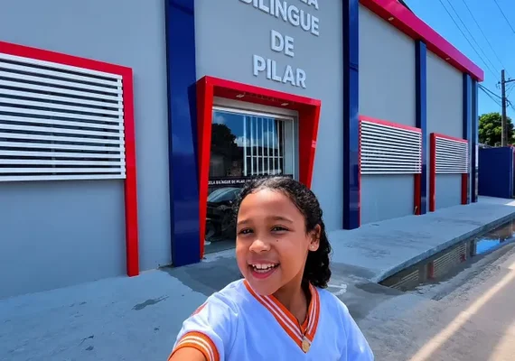 Aluna de Pilar viraliza e coloca educação pública do município em destaque
